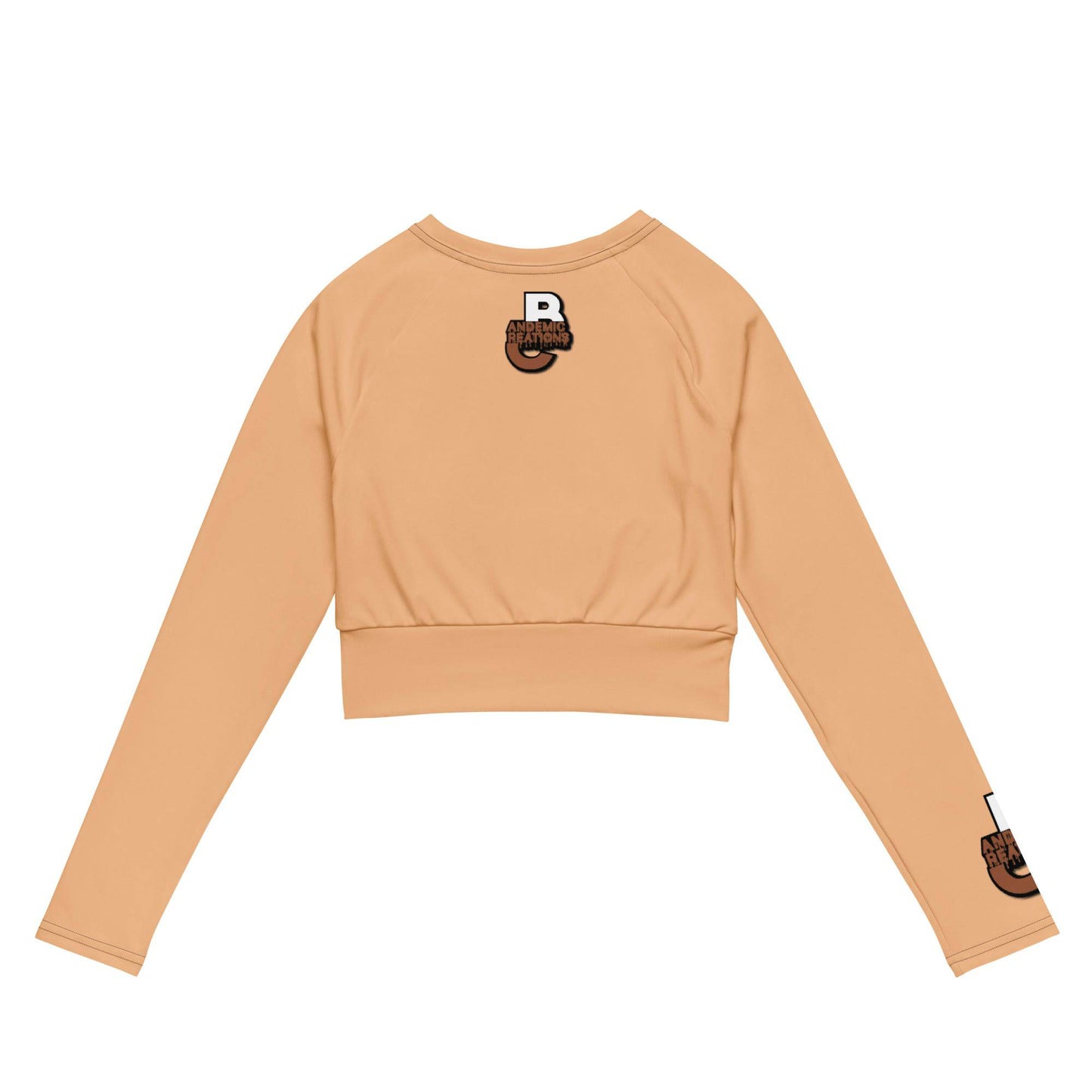 Nude BC Long-Sleeve Crop Top