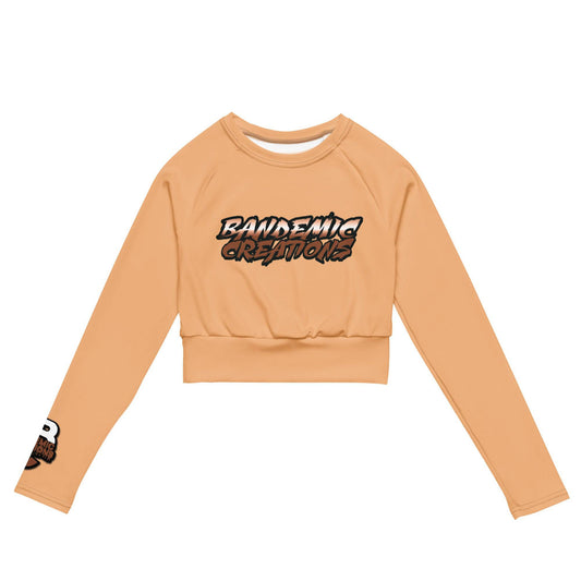 Nude BC Long-Sleeve Crop Top