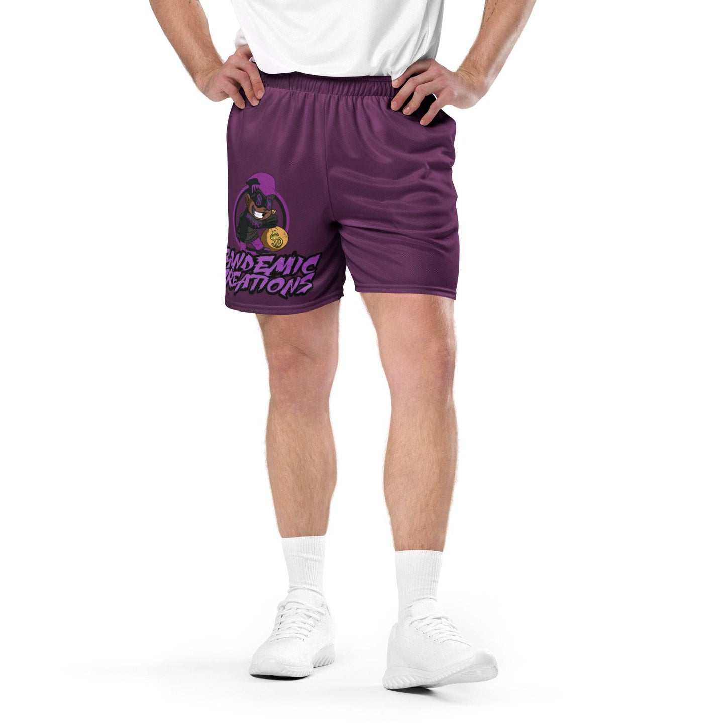 Purple BB Mesh Shorts