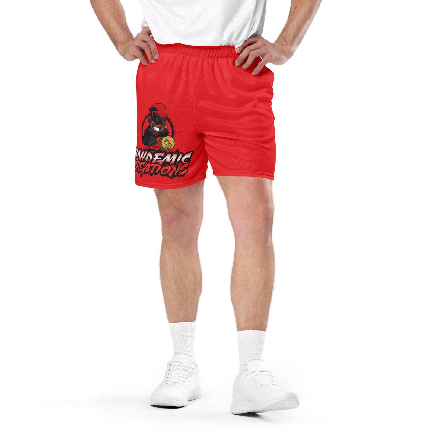 Red BB Mesh Shorts