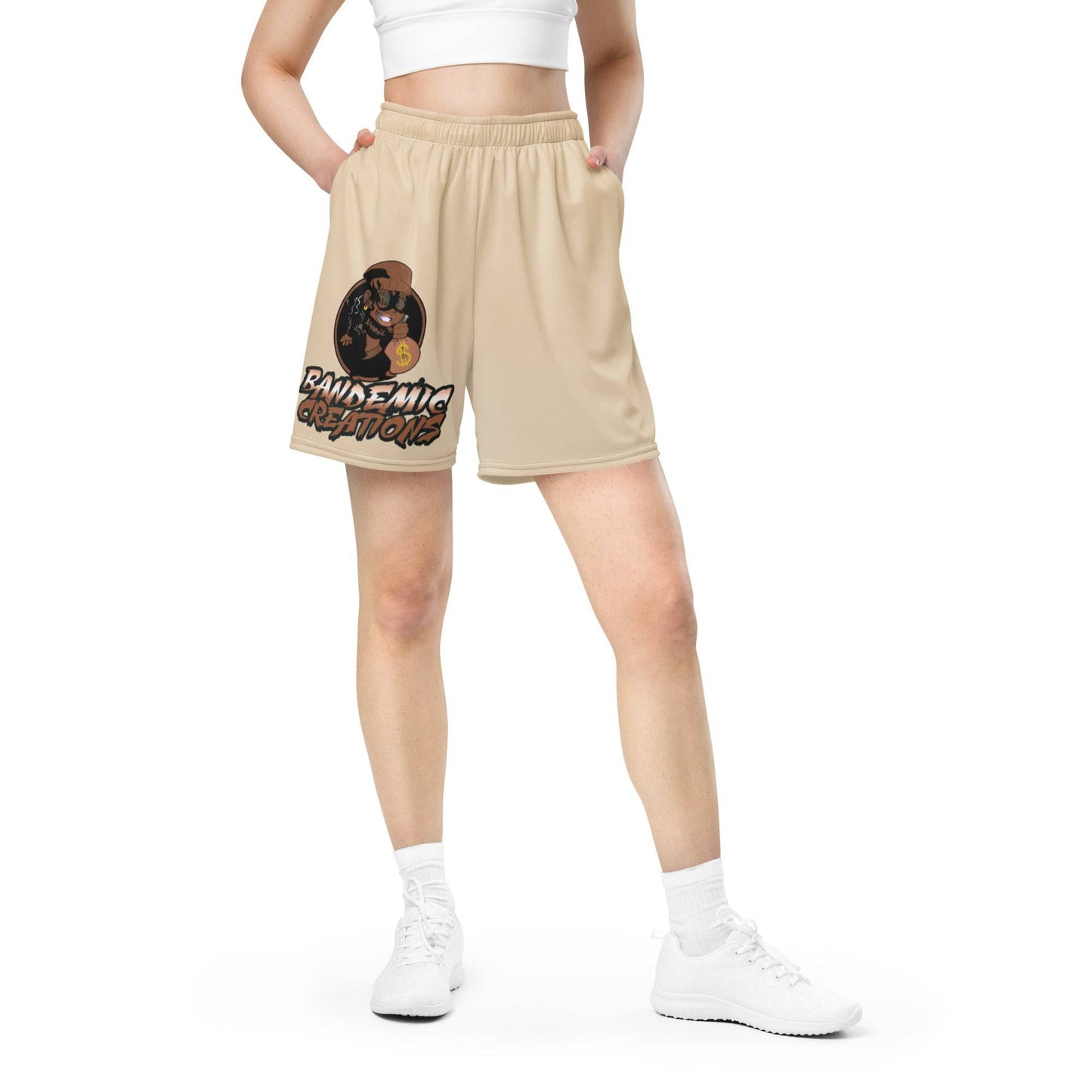 Nude BG Mesh Shorts