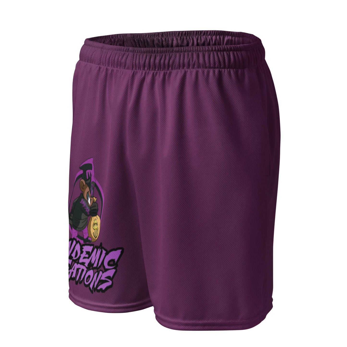 Purple BB Mesh Shorts