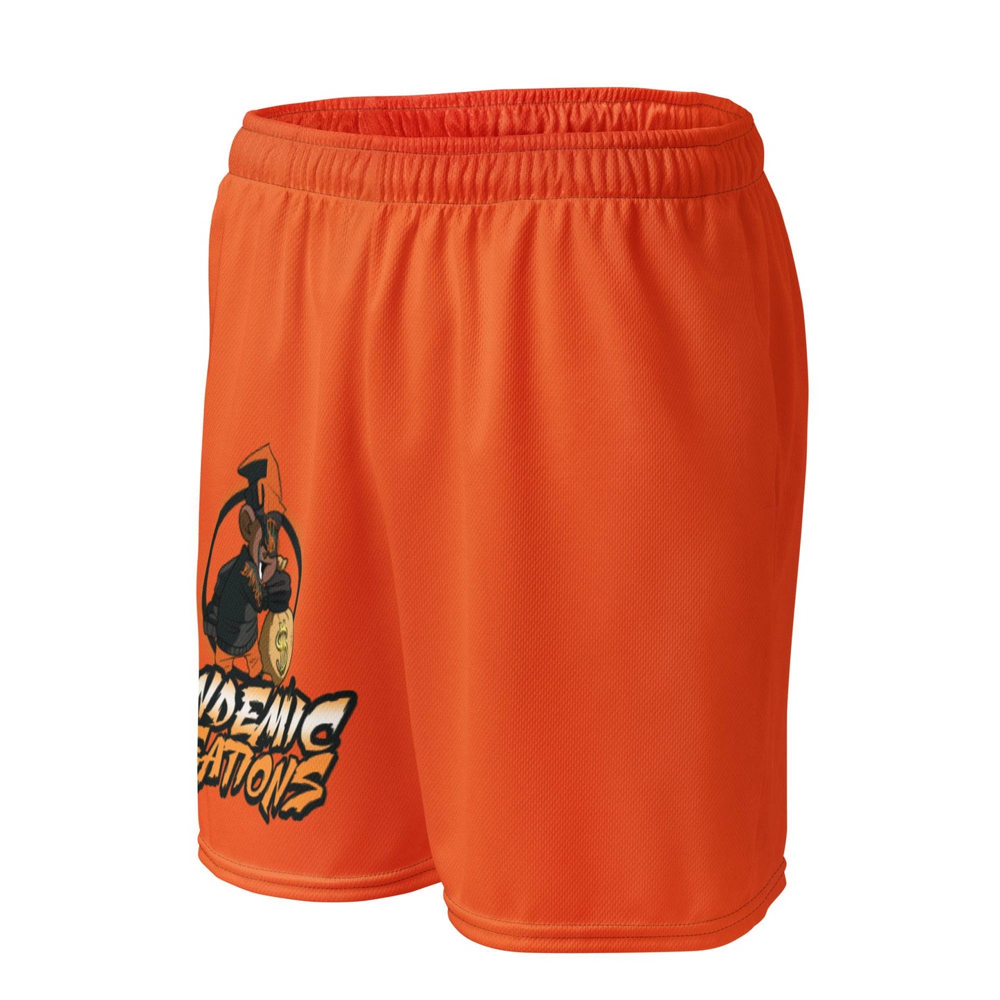 Orange BB Mesh Shorts