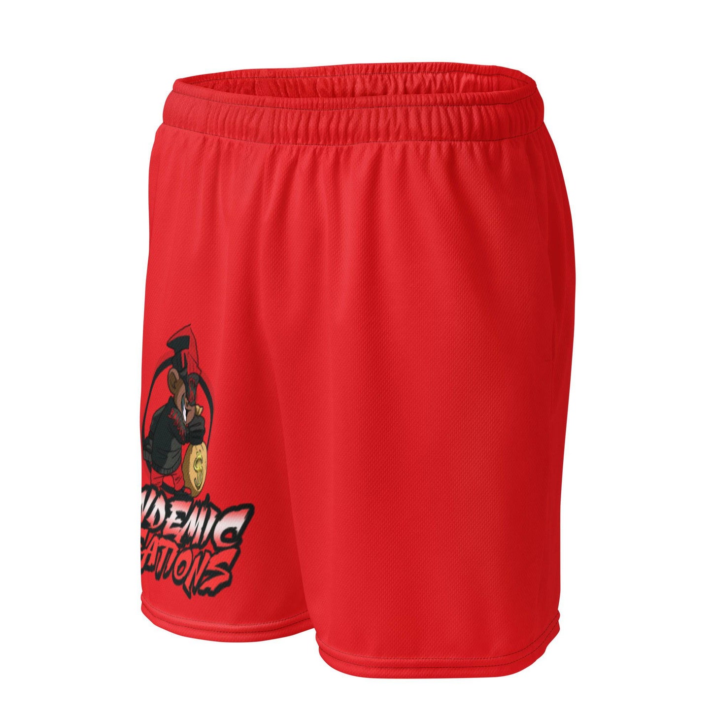 Red BB Mesh Shorts