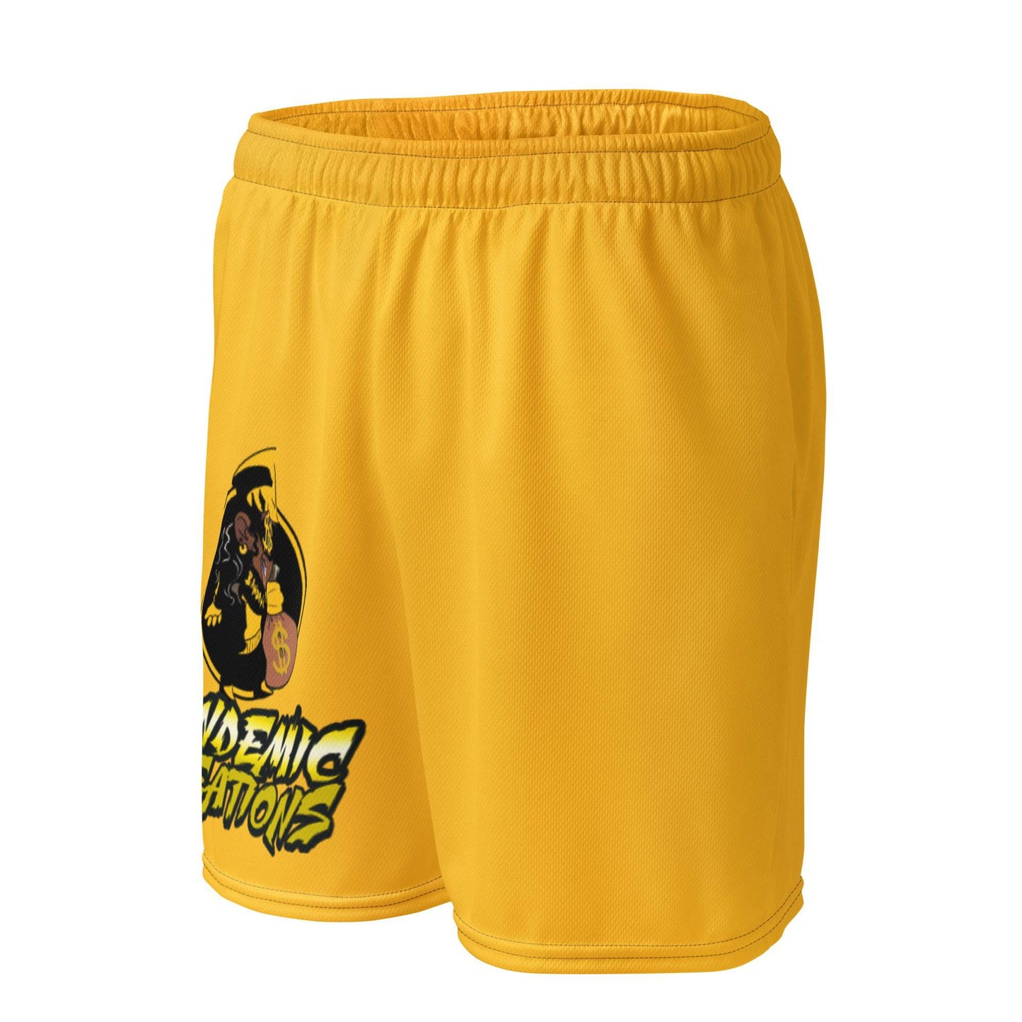 Yellow BG Mesh Shorts