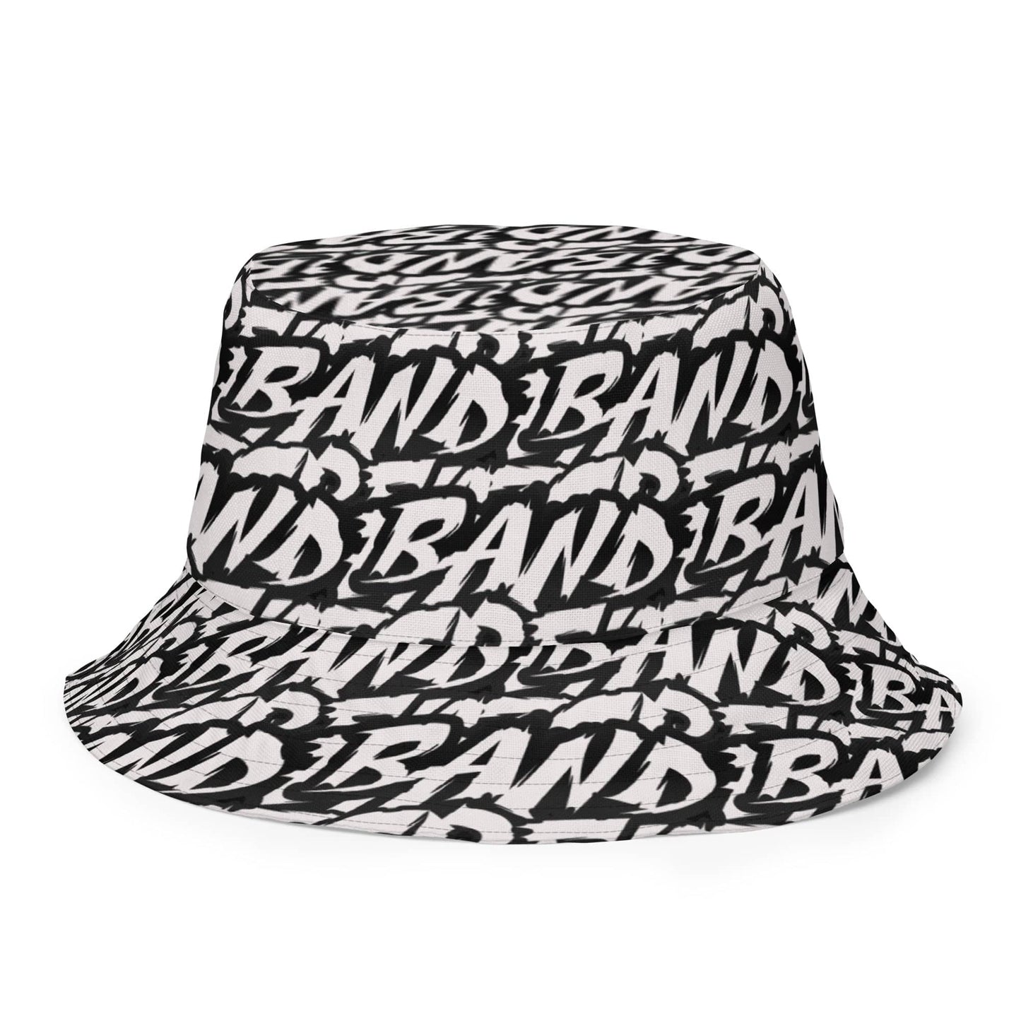 Brown / White Reversible Bucket Hat