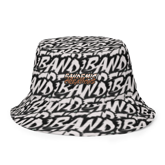 Brown / White Reversible Bucket Hat