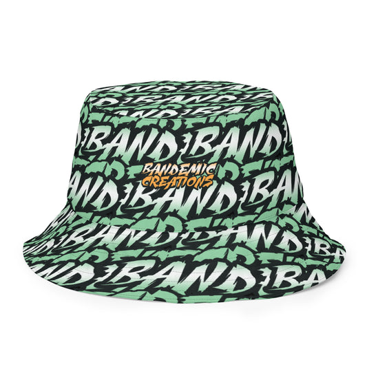 Green / Orange Reversible Bucket Hat