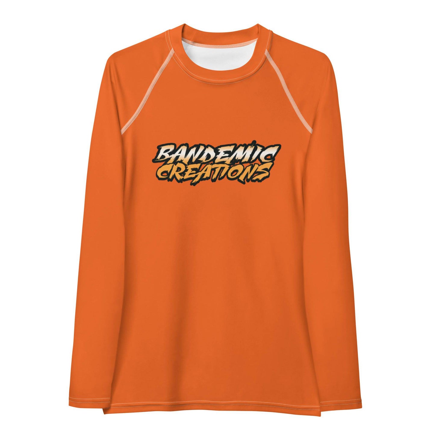 Orange Rash Guard Set