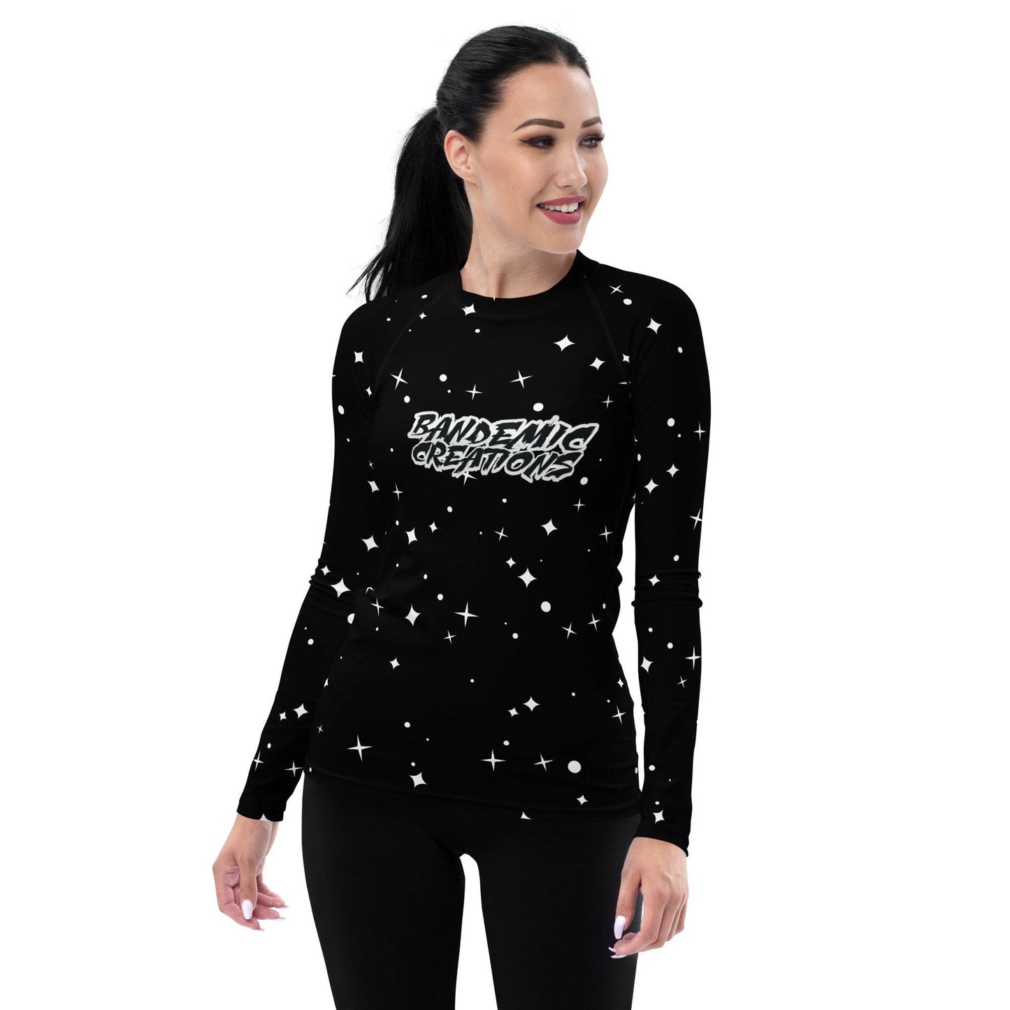 Midnight Starlight Rash Guard Set