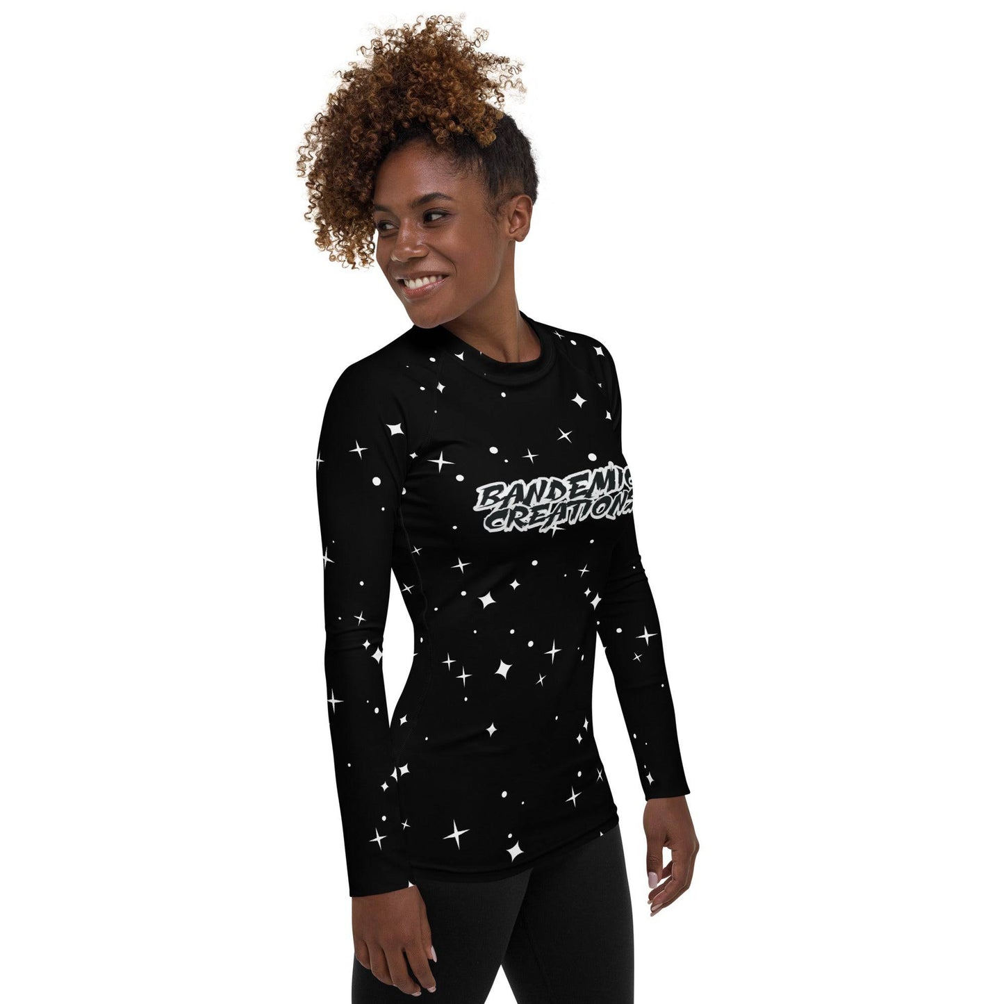 Midnight Starlight Rash Guard Set