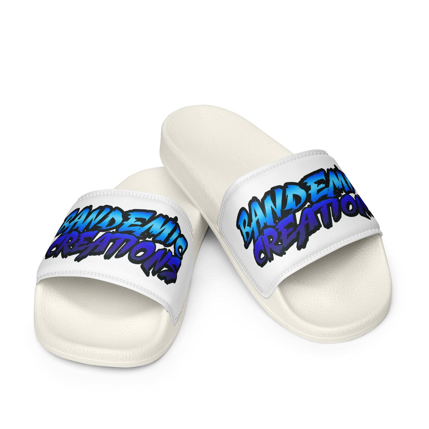 White/Blue BC Slides