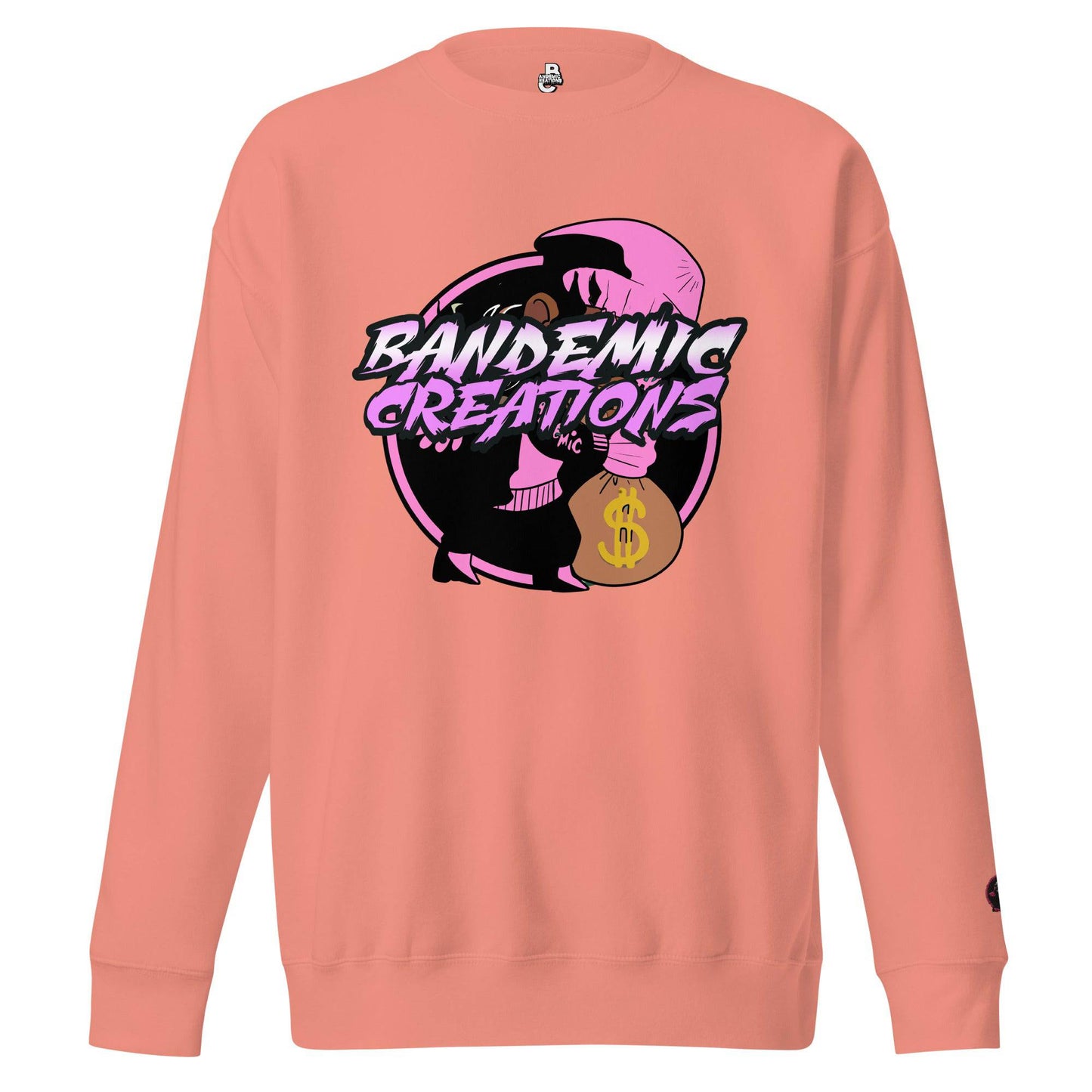 Pink Emblem Crewneck