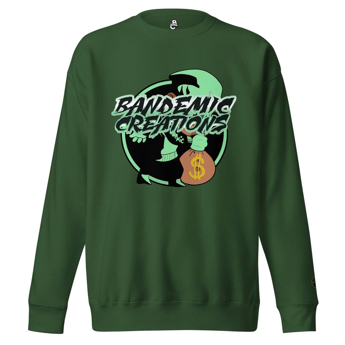 Green Emblem Crewneck