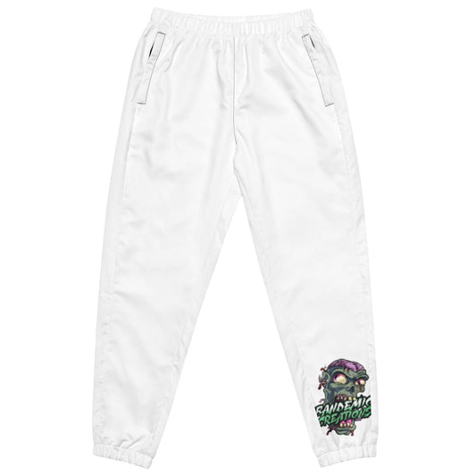 'ZOMBIE' (White) track pants