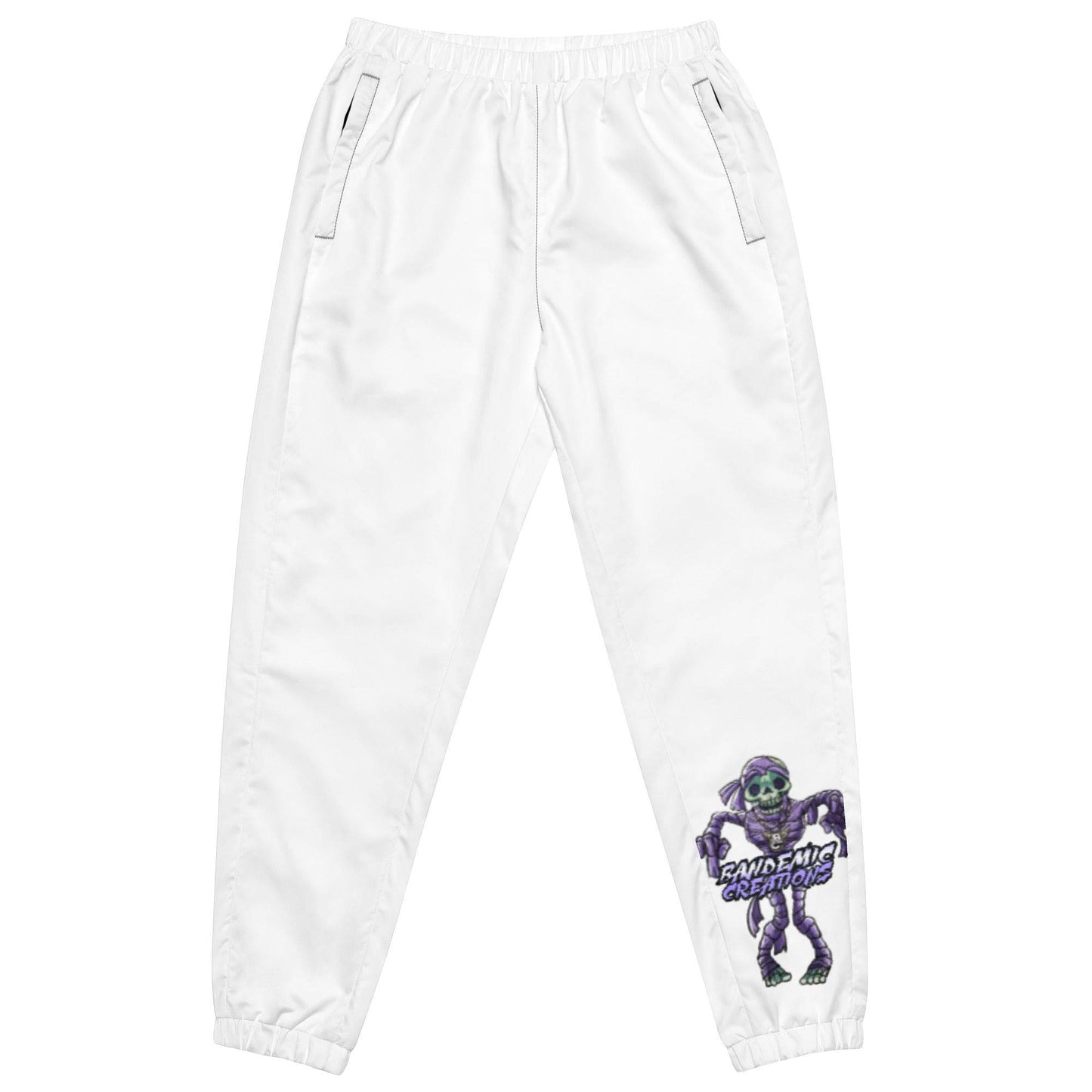 'MUMMY' (white) track pants