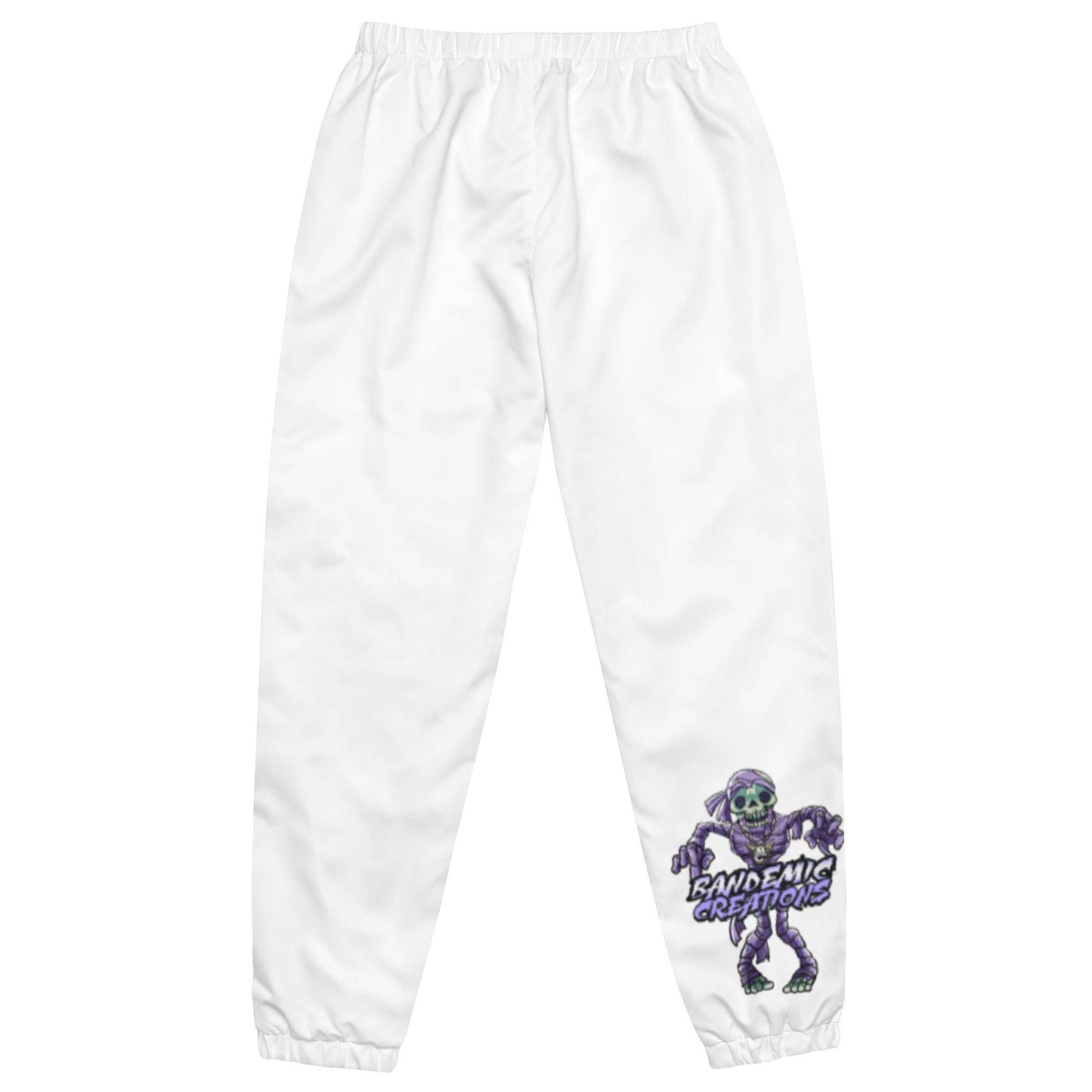 'MUMMY' (white) track pants