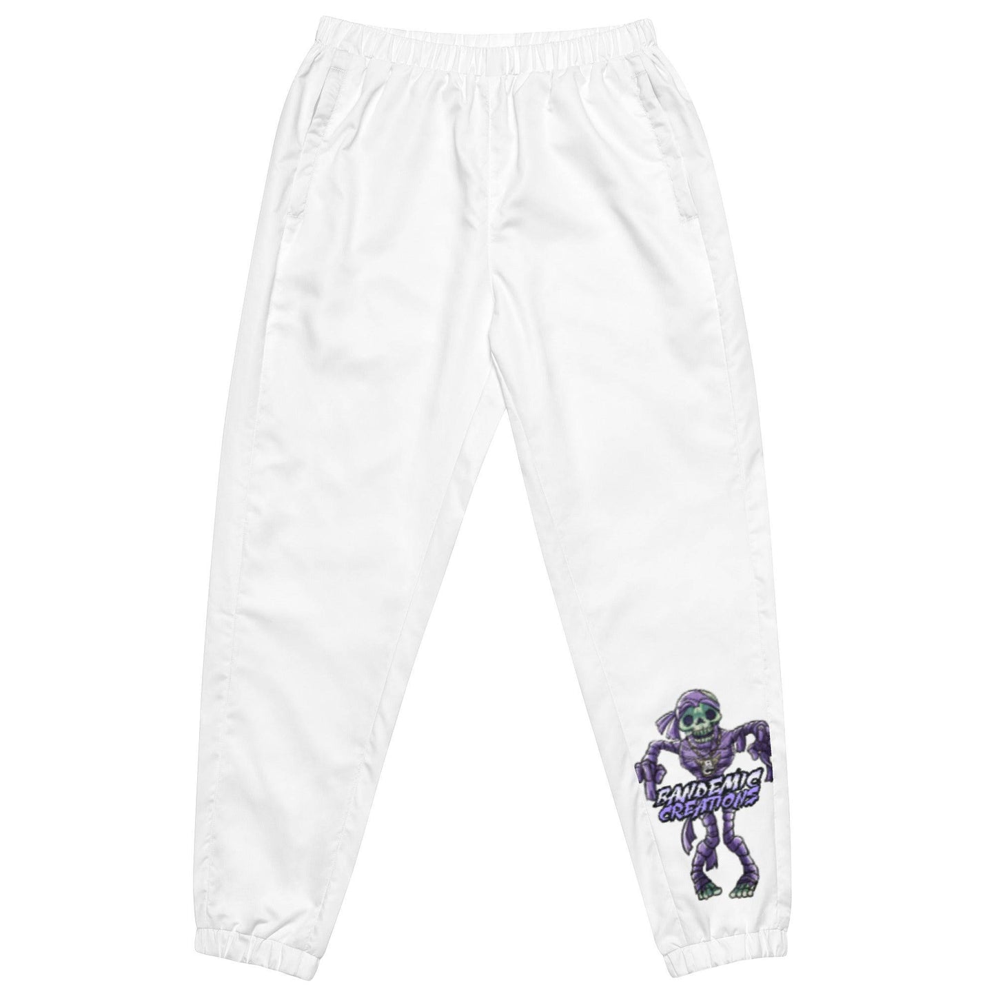 'MUMMY' (white) track pants