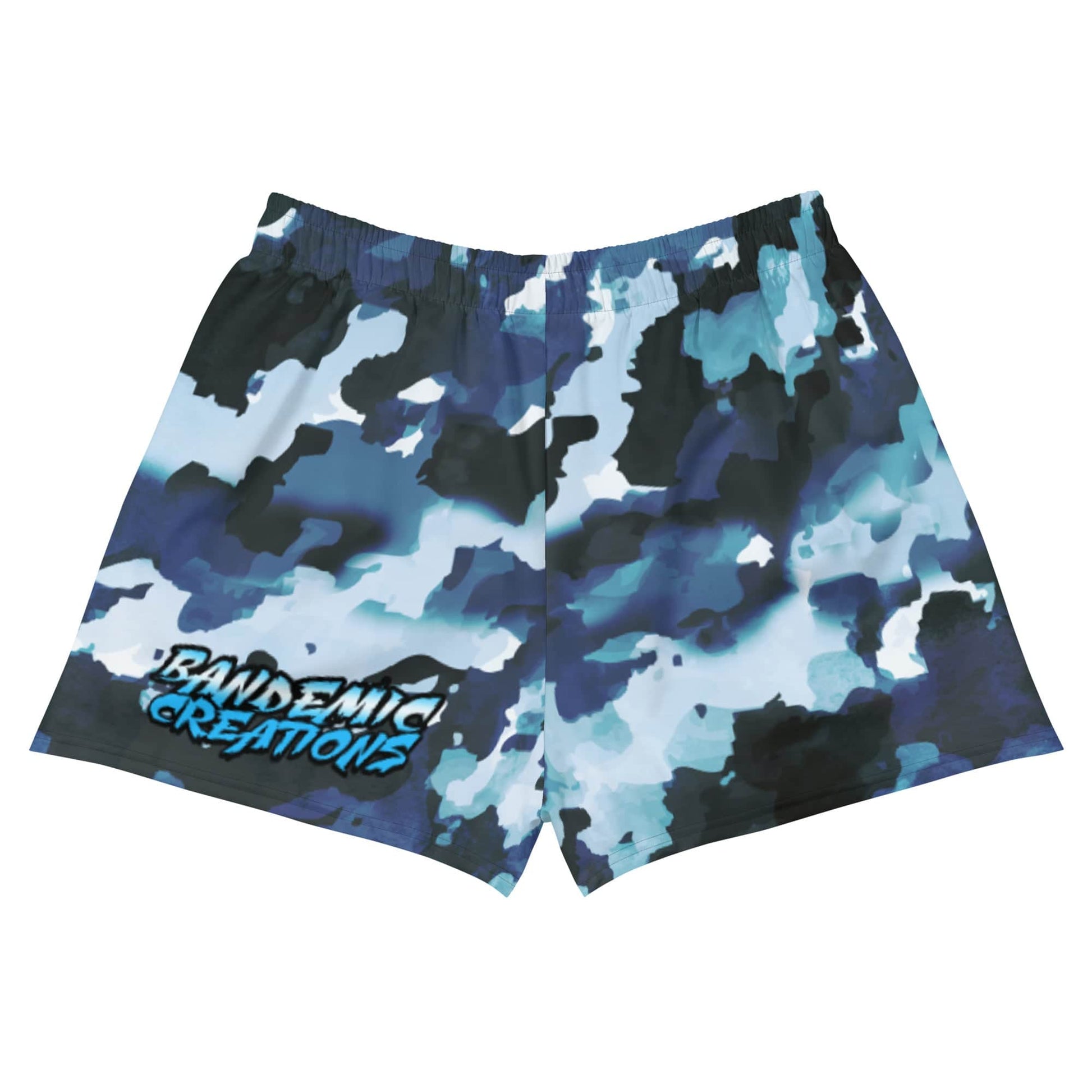 Blue Camo Athletic Shorts - BandemicCreations 