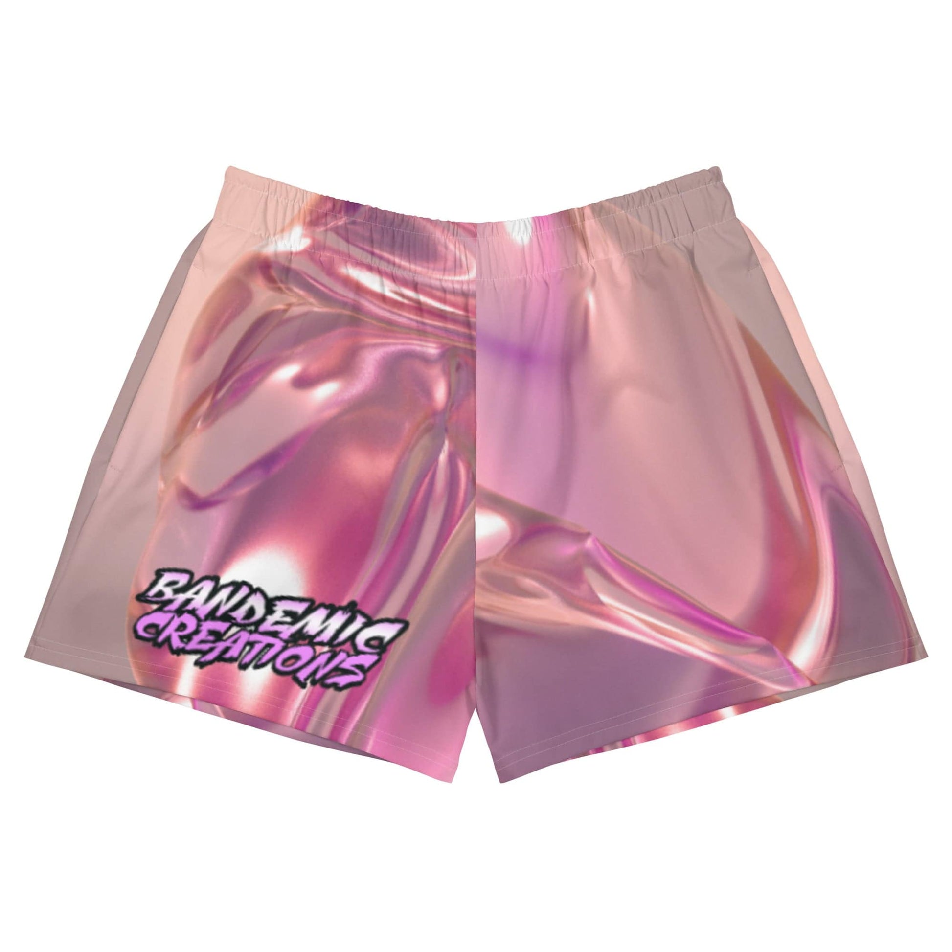 'Pink Marble' Athletic Shorts - BandemicCreations 