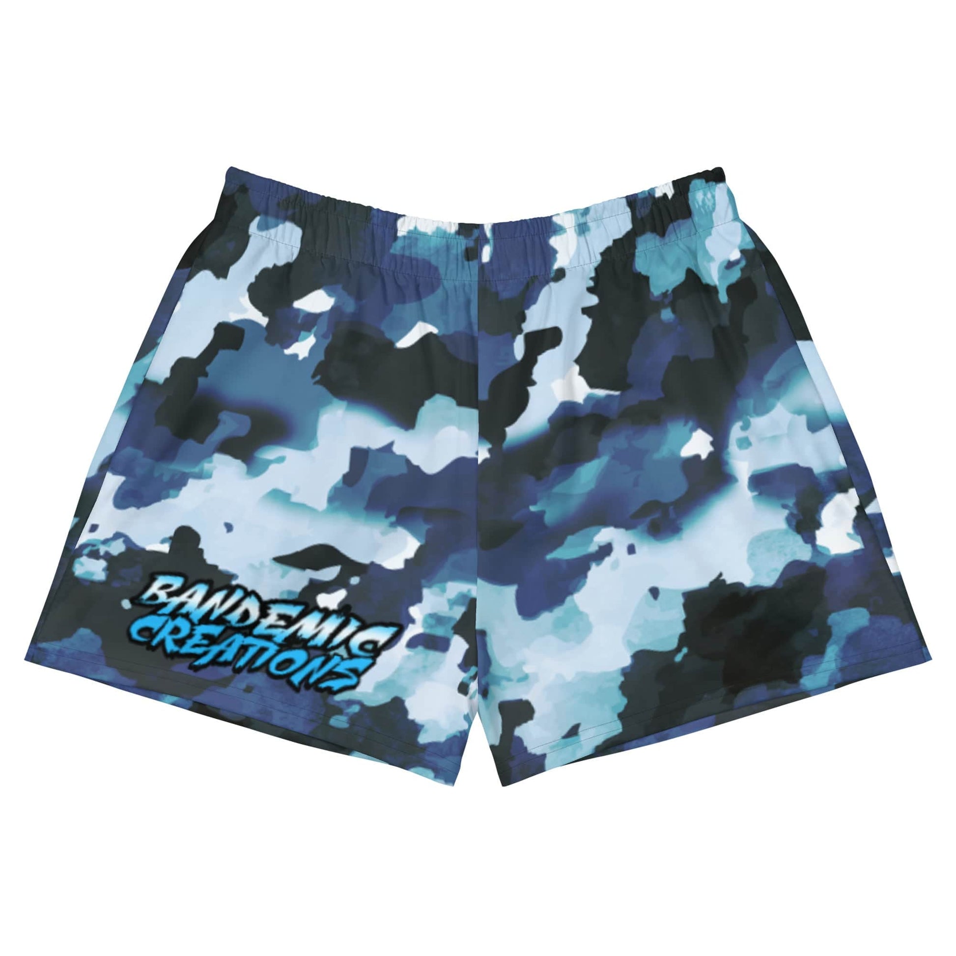 Blue Camo Athletic Shorts - BandemicCreations 