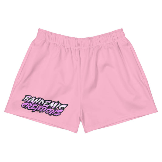 Pink Athletic Shorts - BandemicCreations 