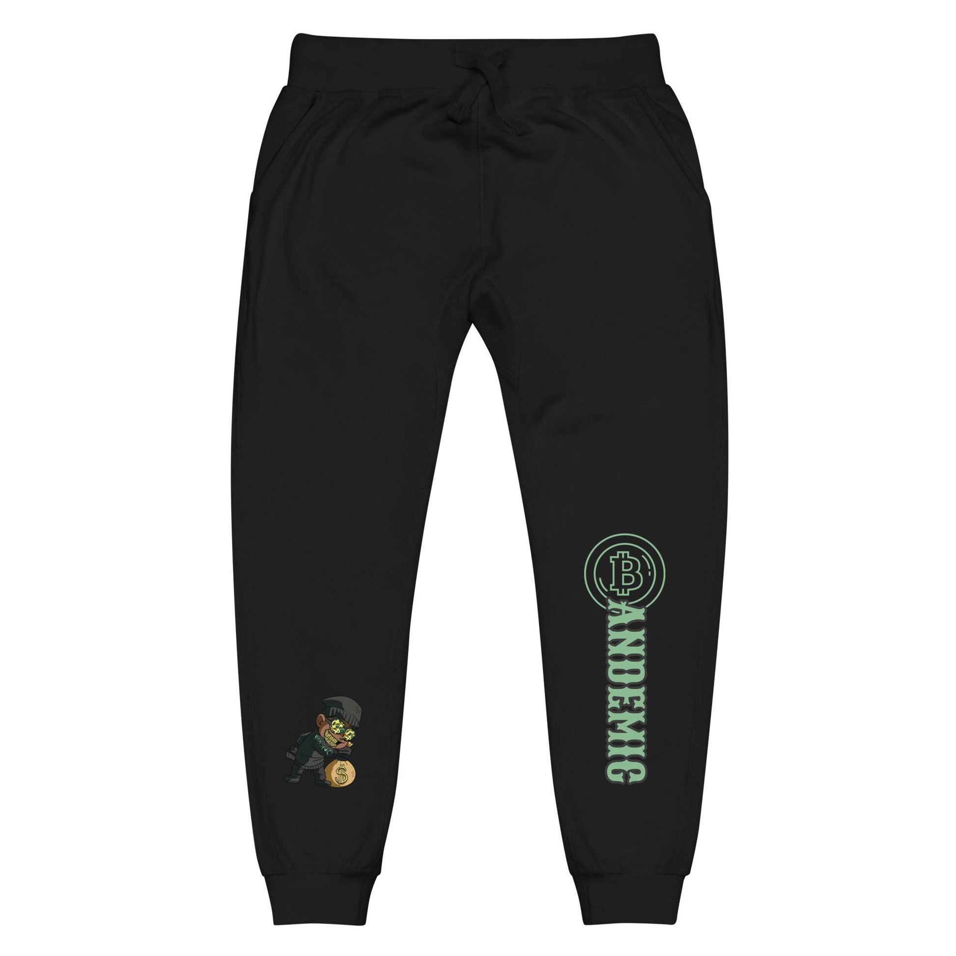 Men's Crypto Fleece Sweatpants - BandemicCreations 