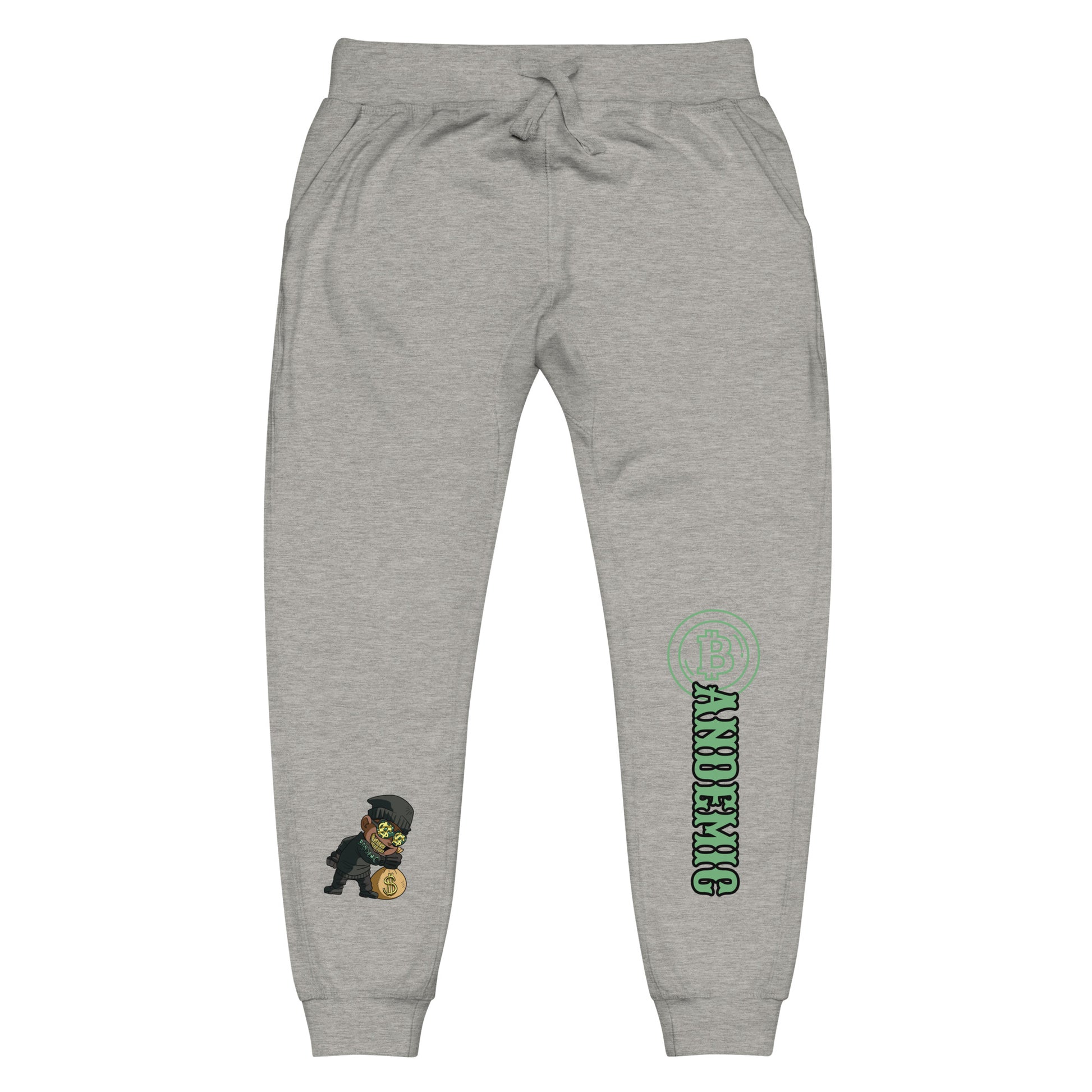 Men's Crypto Fleece Sweatpants - BandemicCreations 